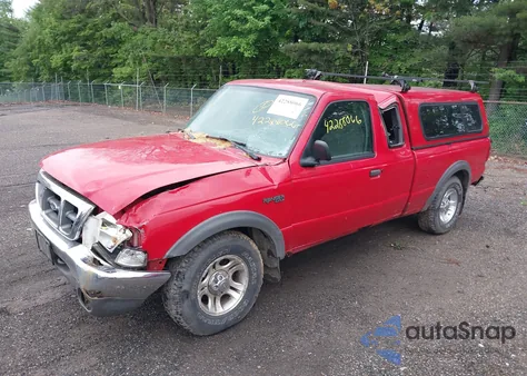 2000 Ford Ranger Xlt z USA, uszkodzony, nr VIN 1FTZR15X4YPB47269